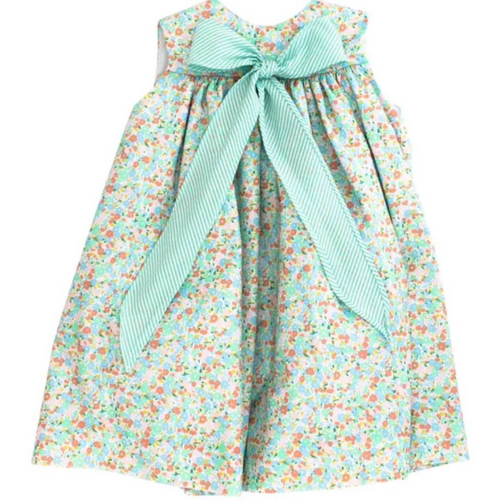Bailey Boys Float Posh Petal Girl’s Spring Easter Dress with Bow Blue 3 Months